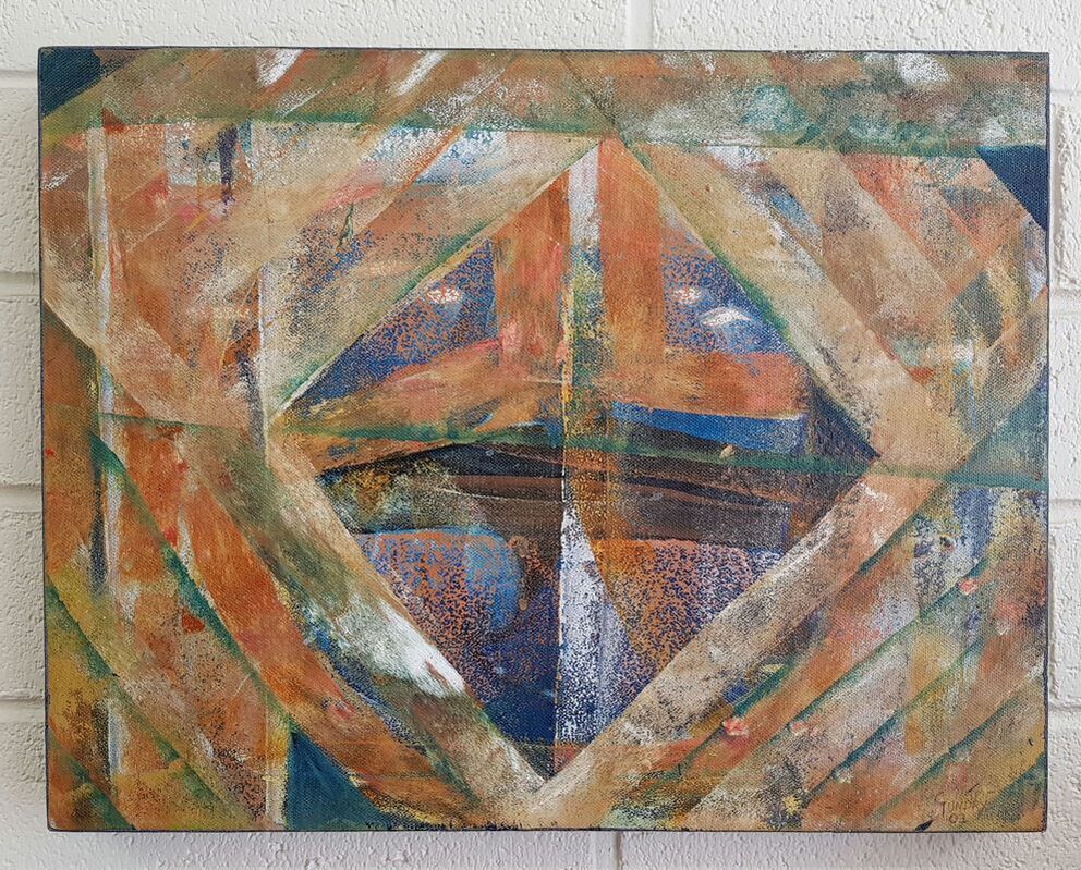 Abstract Oil On Canvas by Ian Gundry, 2003