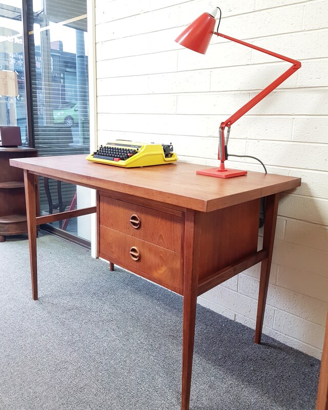 Mid Century Teak Desk by Parker Furniture, Nordic Range c.1960 - SOLD