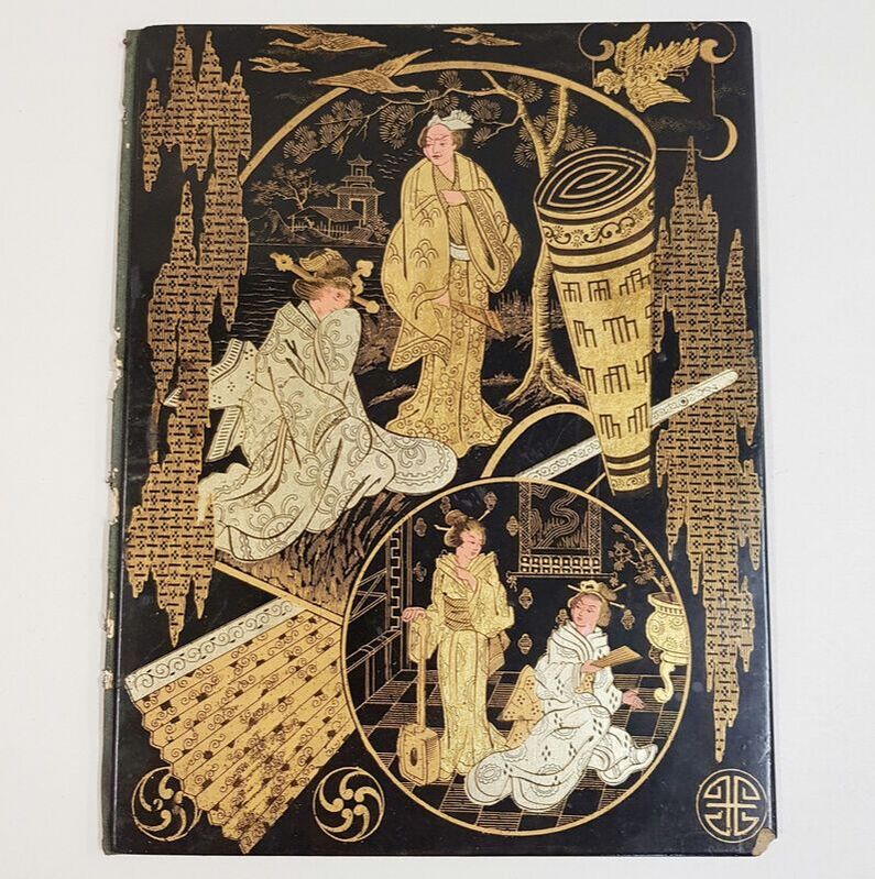 Chinoiserie Paper Mâché Folder c.1920