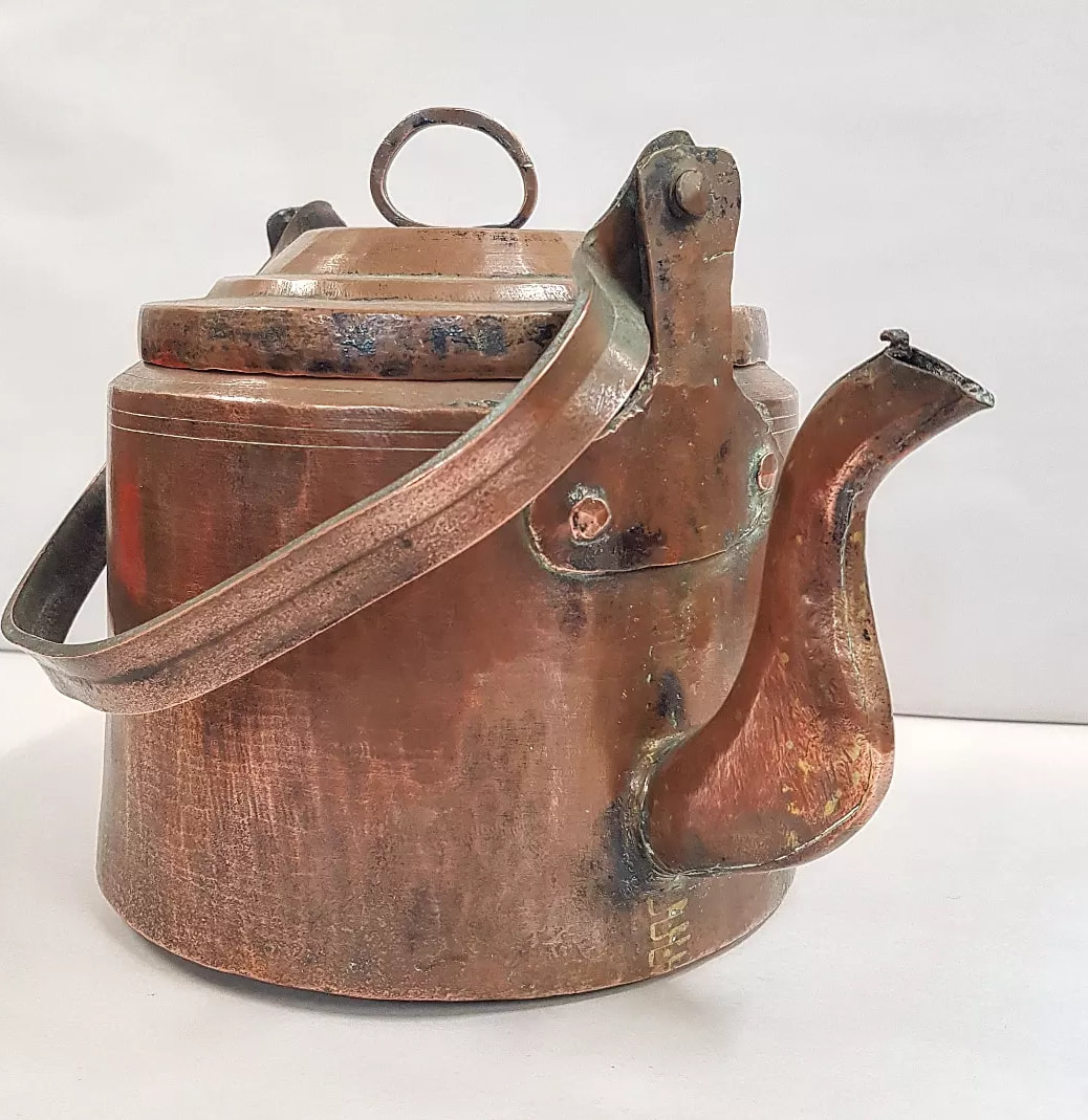 Middle Eastern Large Copper Kettle c.1900