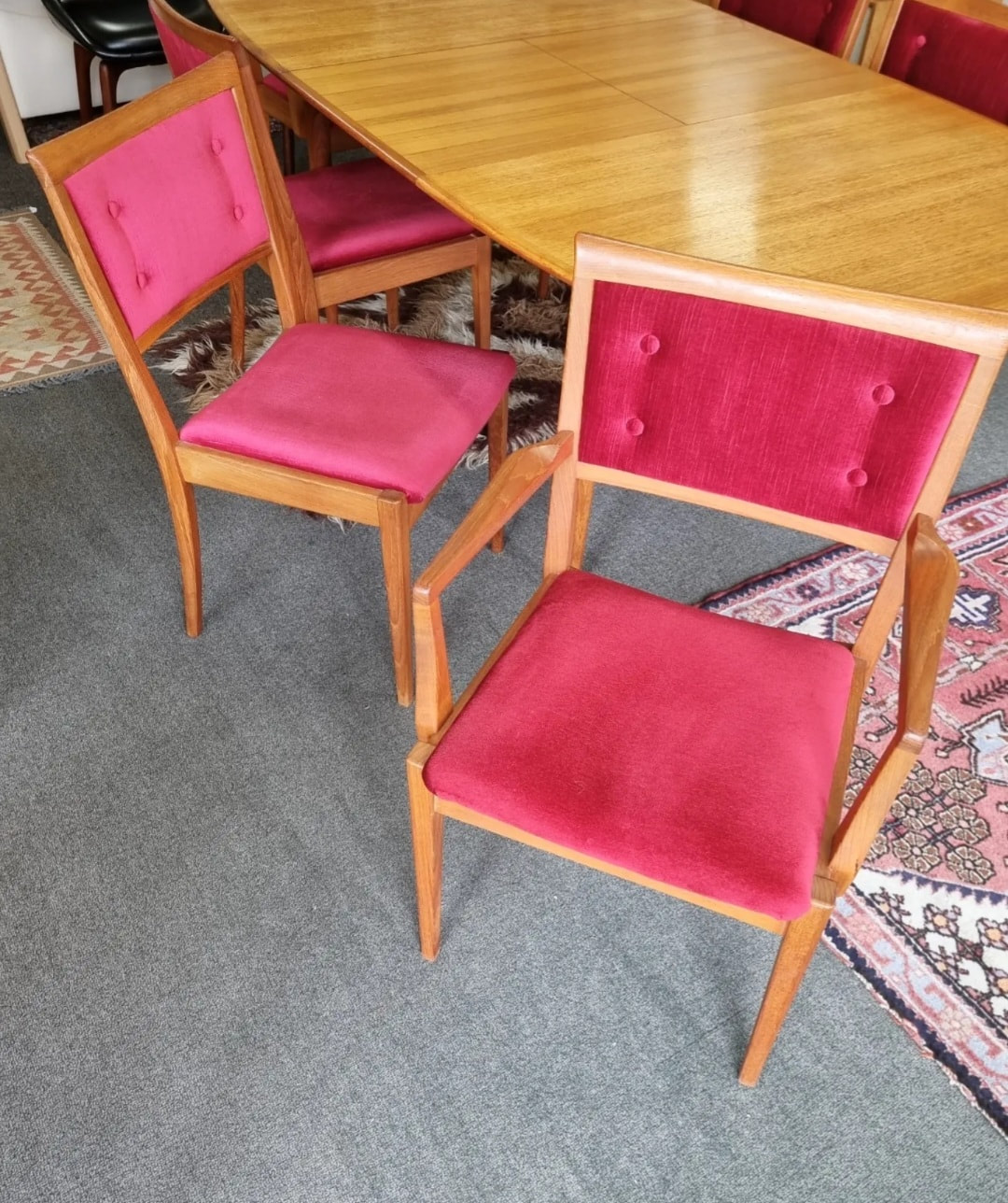 Mid Century Set of 6 Dining Chairs by Parker (Aus.), c.1960